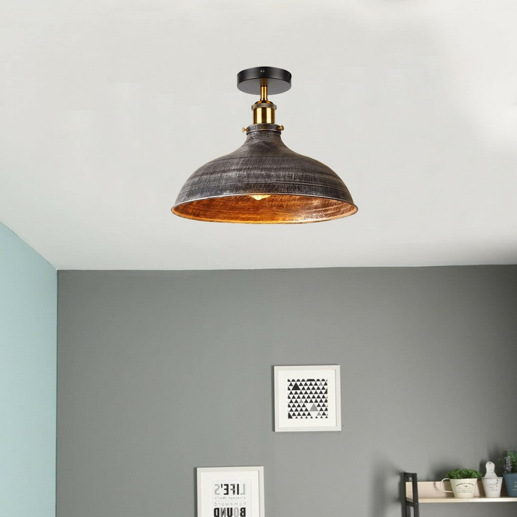 Vintage Semi-Flush Mount Ceiling Light