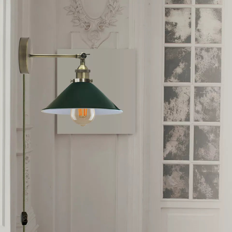 Plug-In Wall Light Fitting, 4m